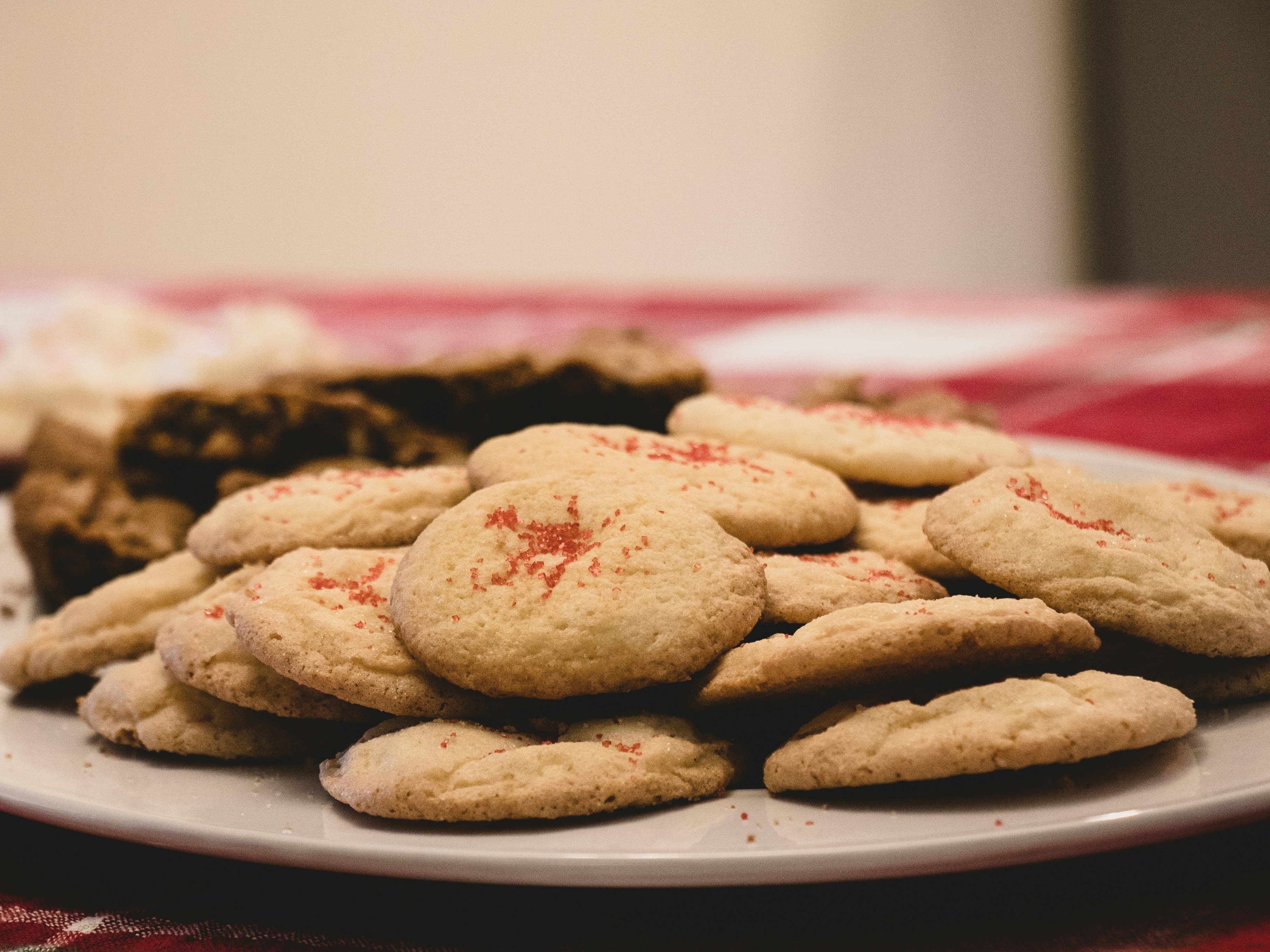 plate of biscuits